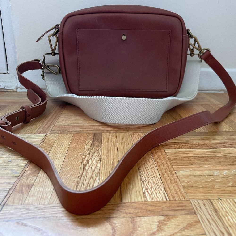 Madewell Large Transport Camera Bag - English Saddle